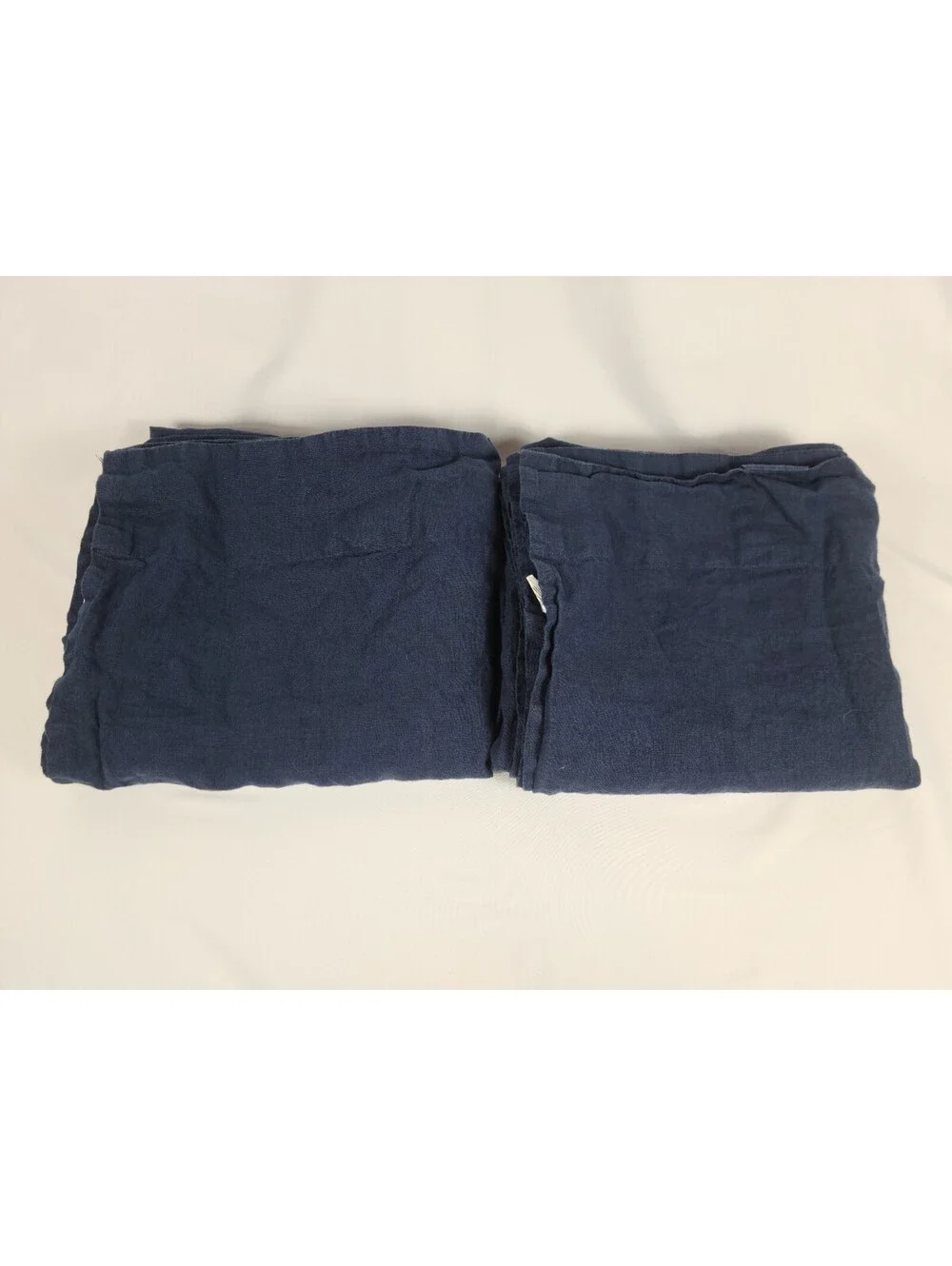 Studio 3B Navy Blue Linen Curtain Pair